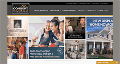 Desktop Screenshot of consort-homes.com